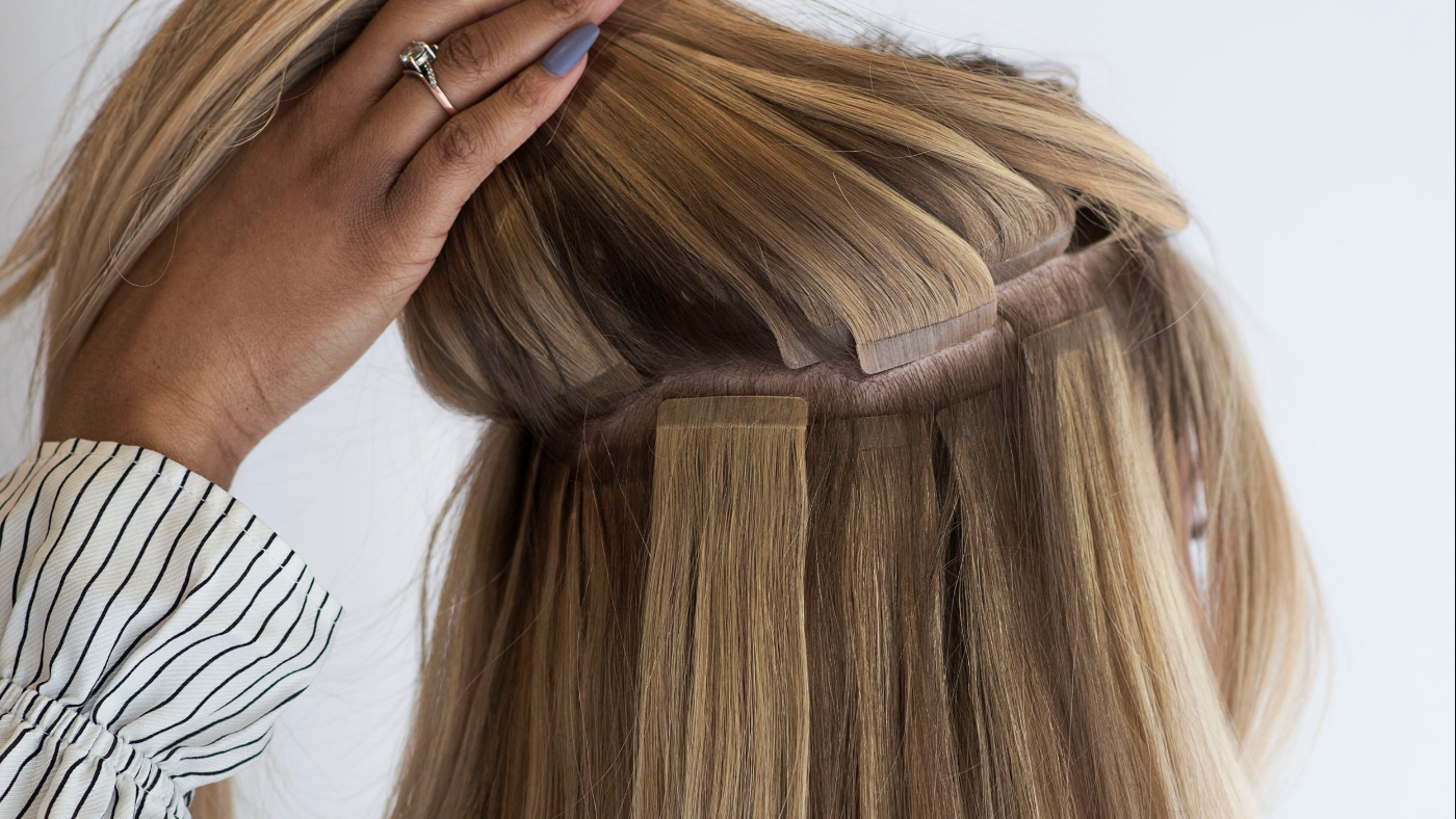 tape in hair extenions styling your hair