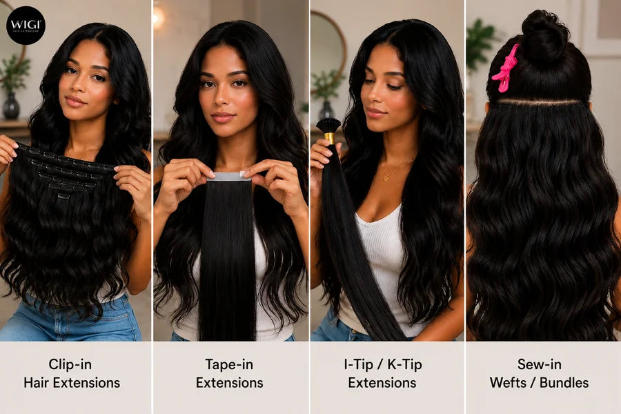 How Many Pieces for a Full Head Installation by Hair Types