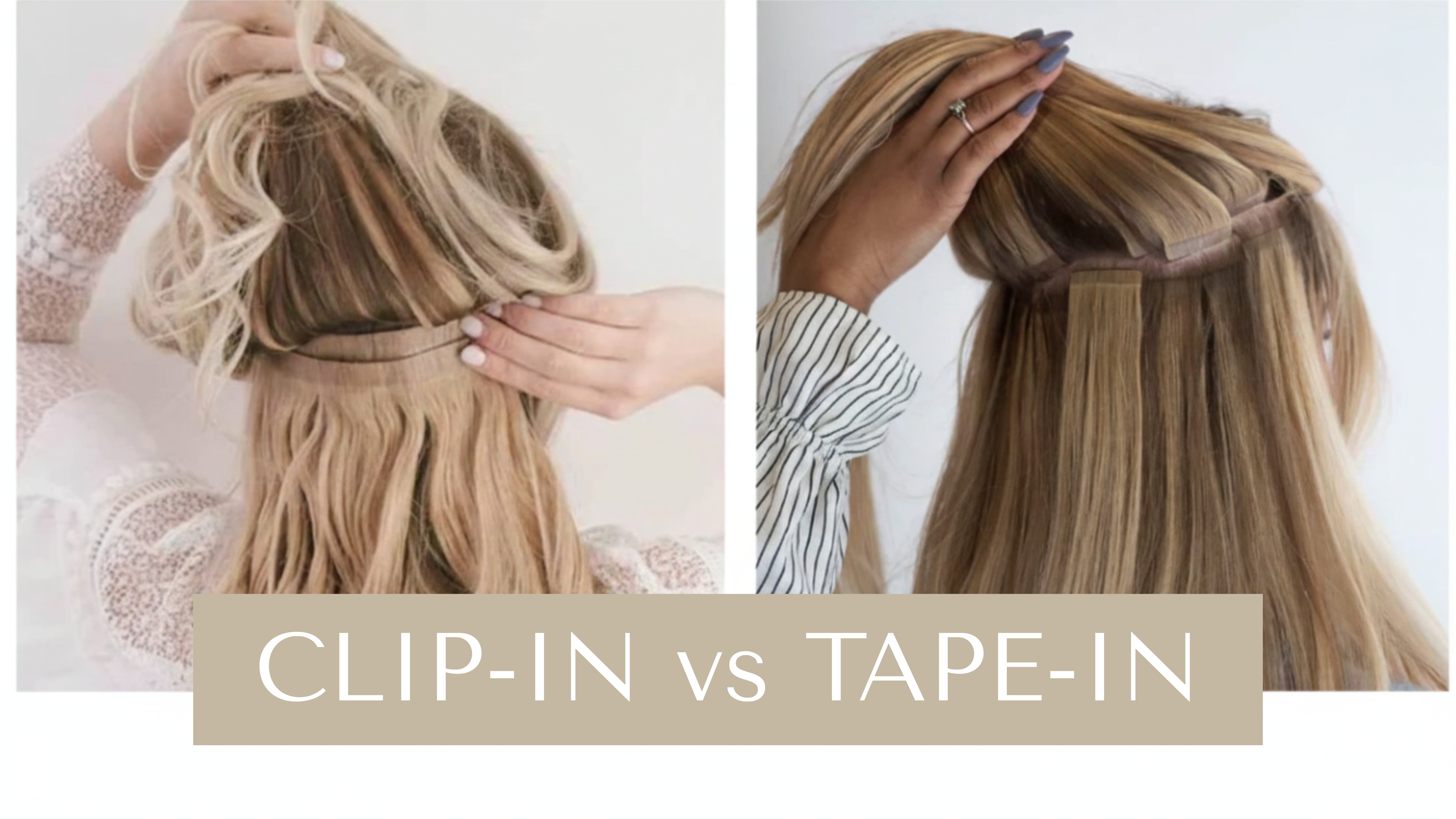 Tape In vs Clip In Hair Extensions: Which Is Best for Thin Hair?