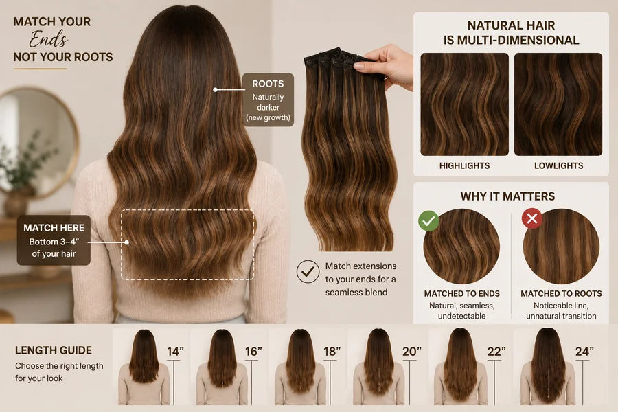 Match Hair Extension: Find Your Perfect Color and Texture