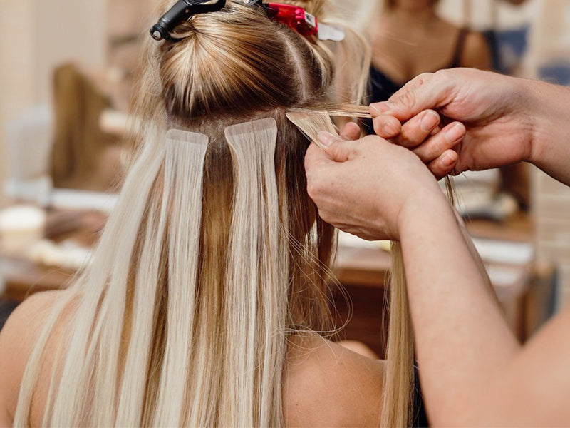 How to Safely Take Out Tape In Hair Extensions at Home