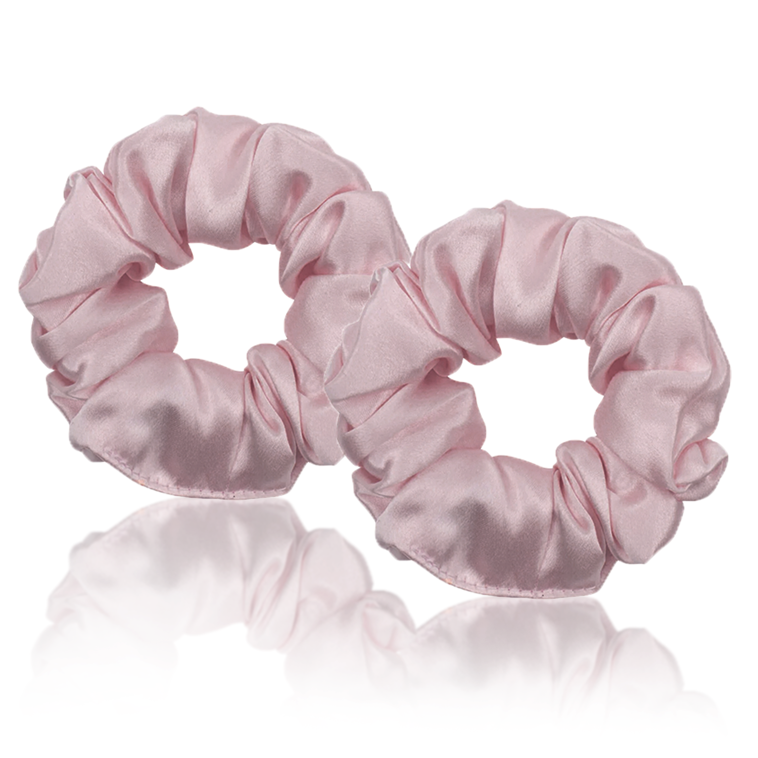 silk scrunchies #color_pink
