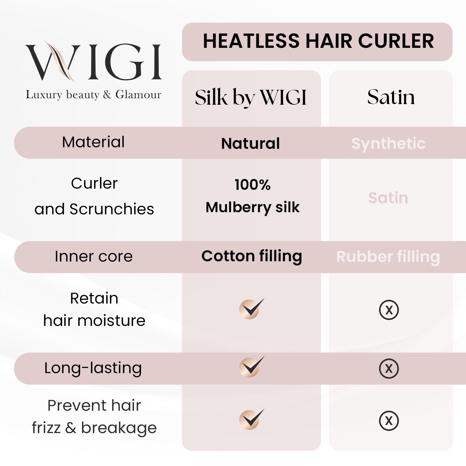 heatless hair curler overnight heatless curlers heatless curls #color_silver