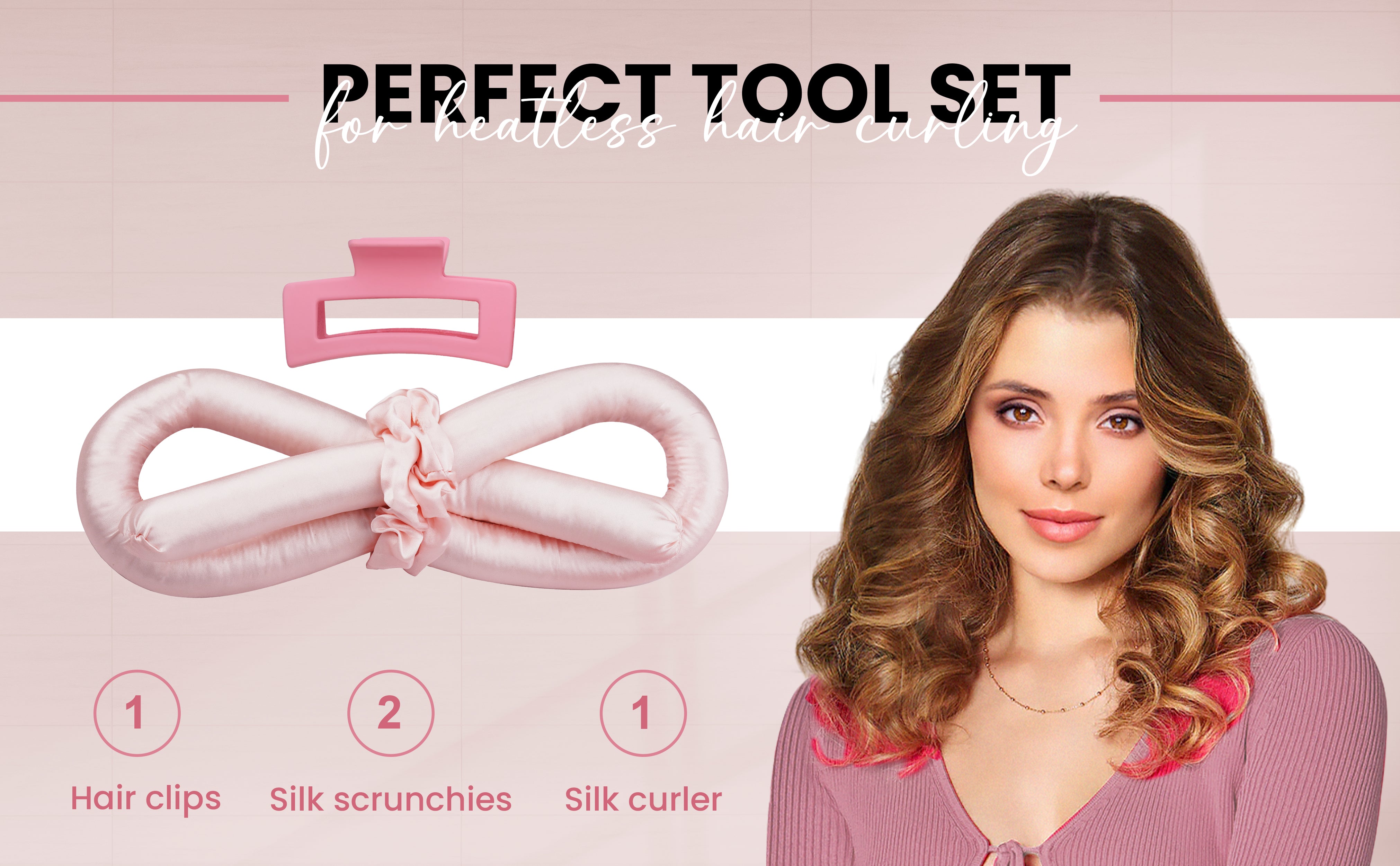 How to Use a Silk Heatless Hair Curler  Guide on Using a Silk Hair Curler  – The Silk Collection