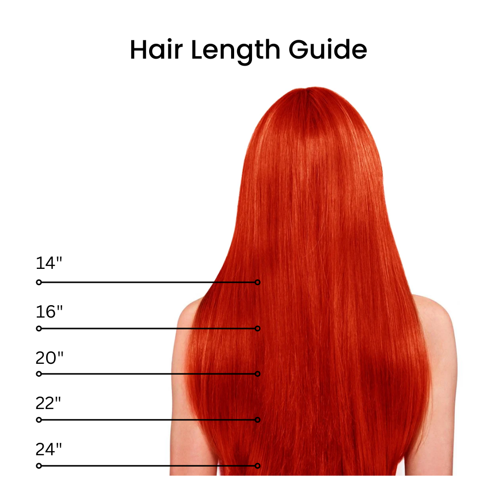 Red Hair Extensions Clip In, Reddish Brown Hair Extensions, 16 18 20 22Inch 26Inch