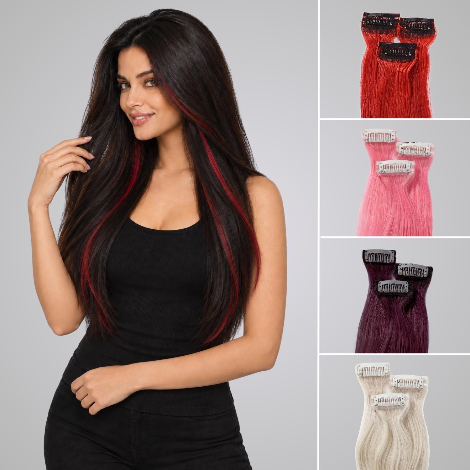 U-Glow Bundle – U-Part Wig + Highlight Clip-in, Save 7%