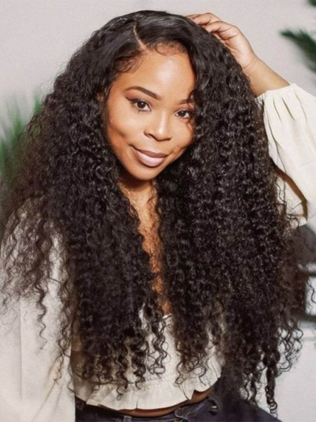 U R Curly Deep Curly U Part Wig, Curly U Part Wig Human Hair Long Lasting 2 Year ...