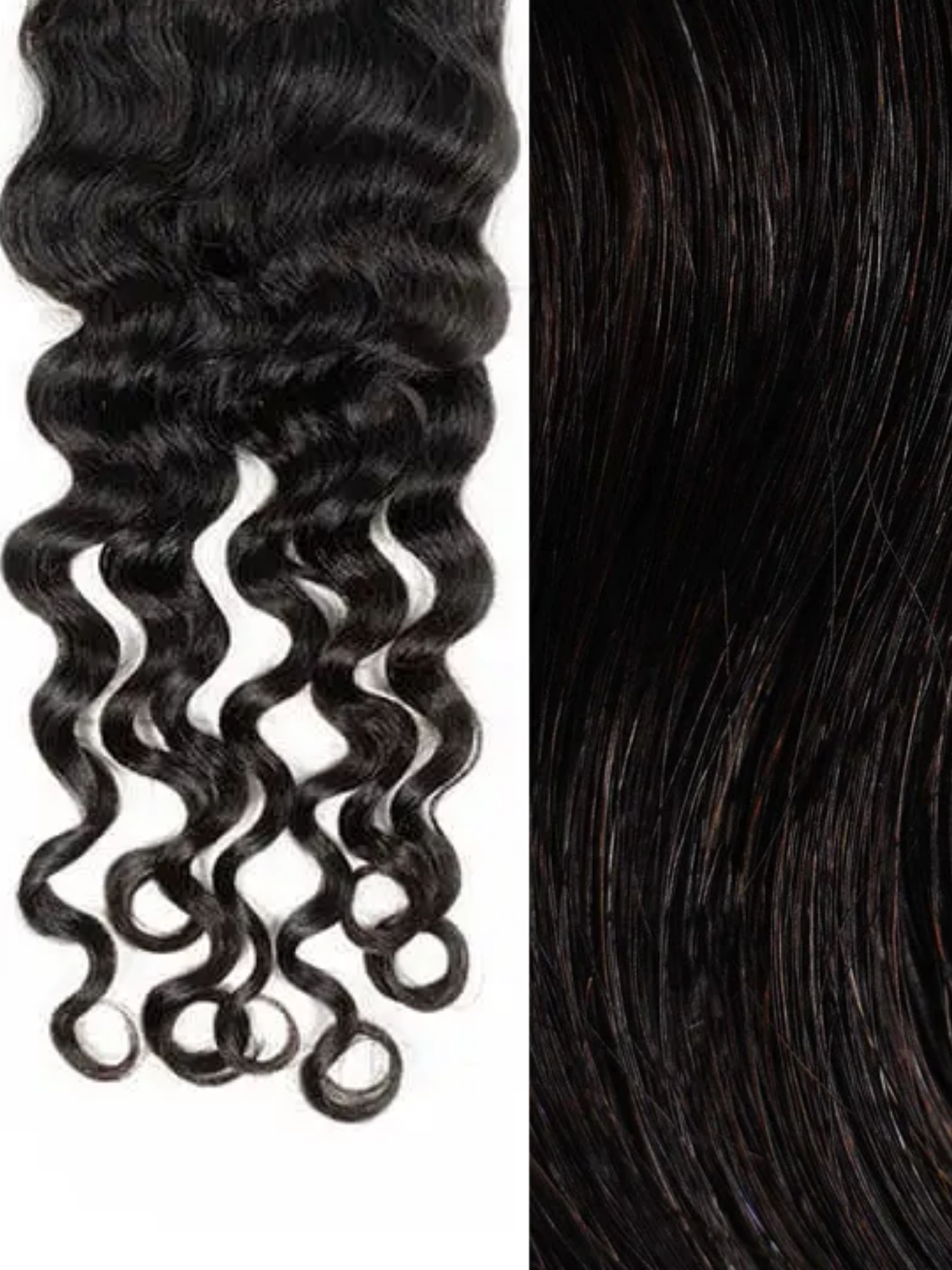 Deep Wave U Part Wig Texture #color_natural-black-1b