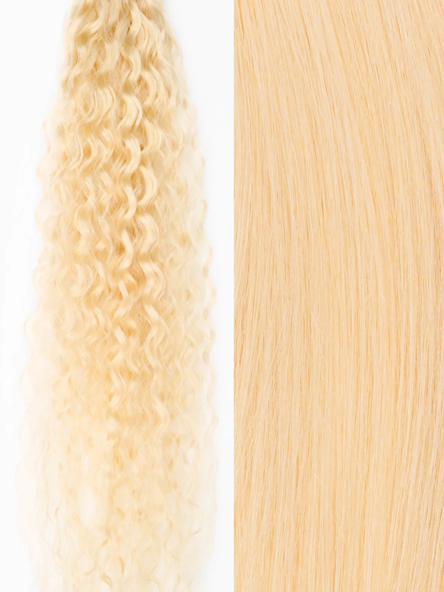 Kinky Curly U Part Wig Texture 1 #color_bleach-blonde-613