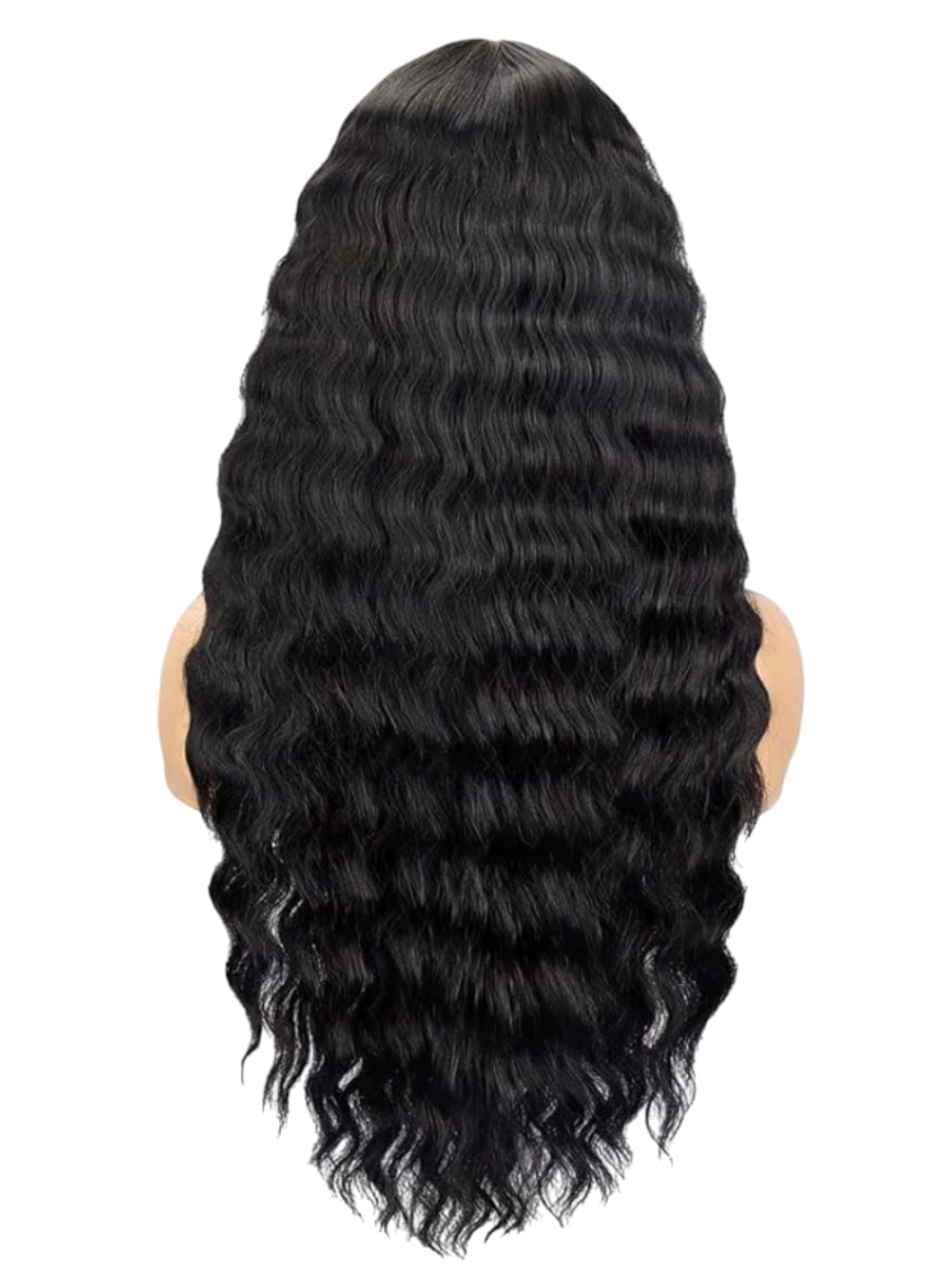 Loose Curly U Part Wig Item #color_jet-black