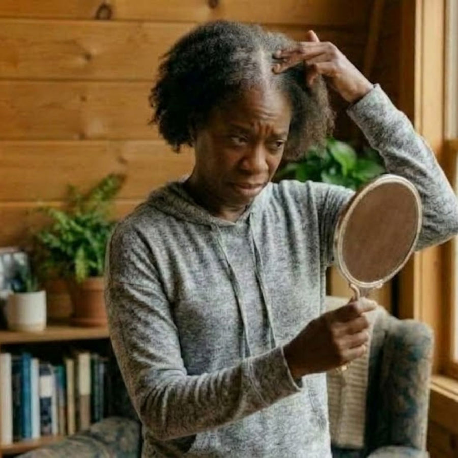 Before — natural hair