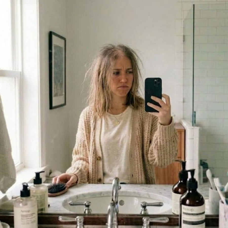 Before — natural hair
