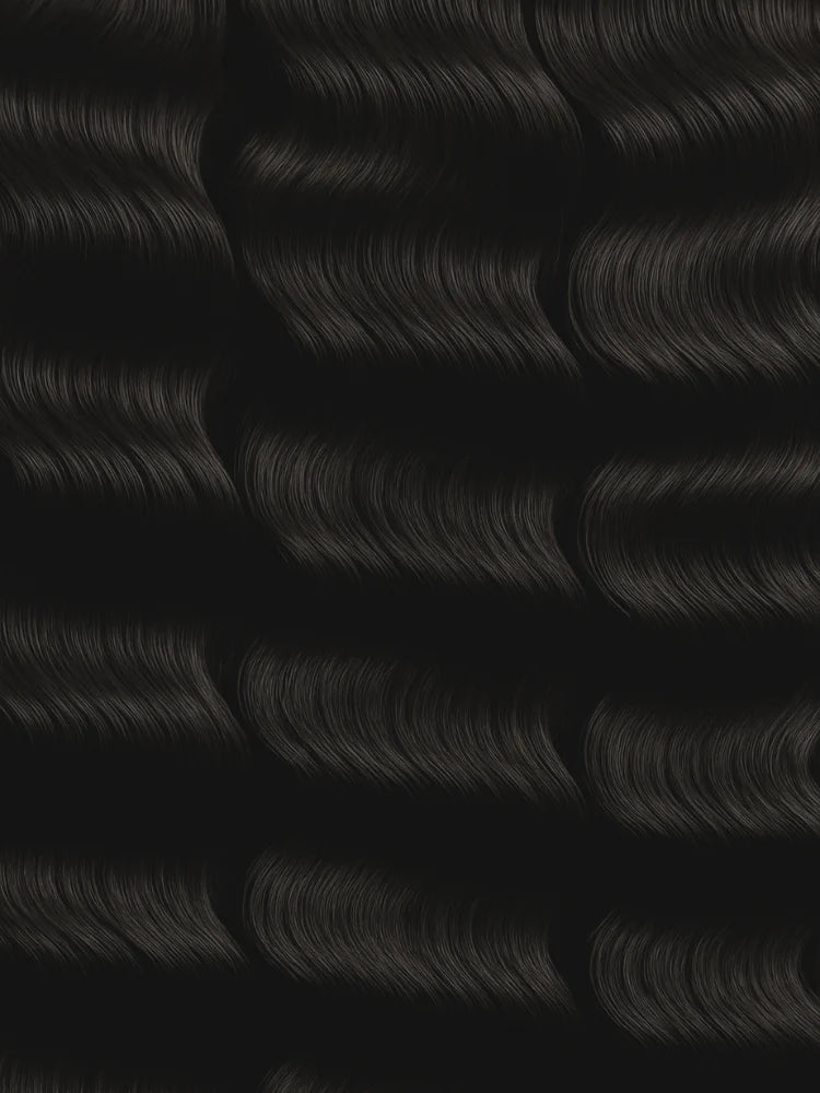 Water Body Wave Lace Front Wig - Dark Brown (2)
