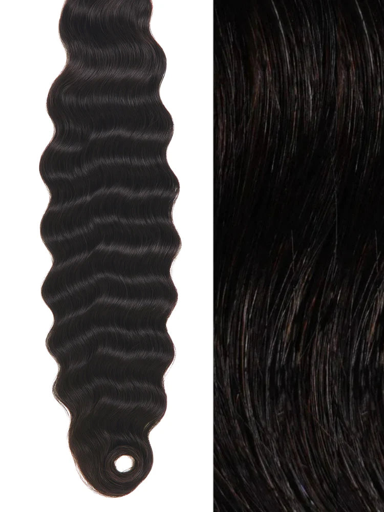 Water Body Wave Lace Front Wig - Dark Brown (2)