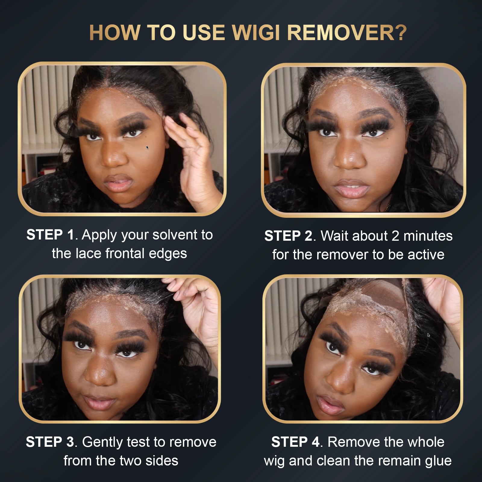 WIGI Premium Wig Glue & Remover for Lace Wig, Toupee, and Hair Replacement Systems