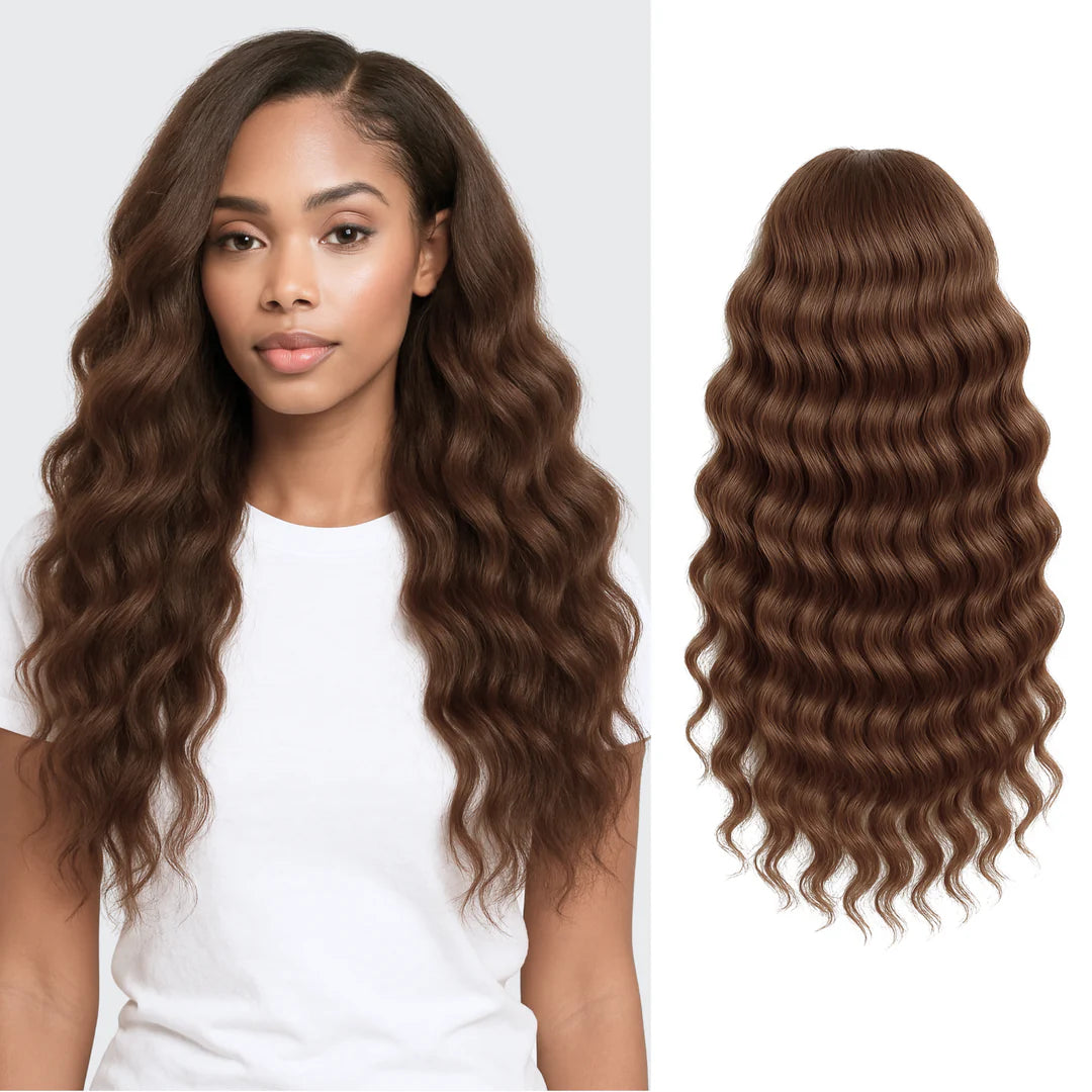 Loose Curly U Part Wig #color_1b-natural-black